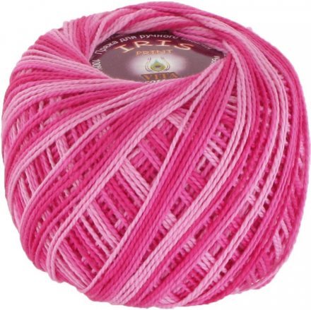 Пряжа Vita cotton IRIS PRINT 2206 розовый