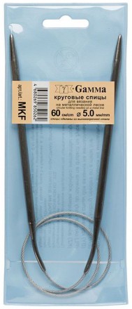 Спицы круговые Gamma 60 см, № 5.0