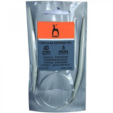 Спицы круговые Pony 40 см, № 6.0