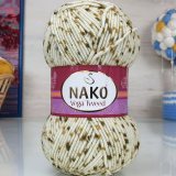 Пряжа Nako VEGA TWEED 35017 молочный (5 мотков)