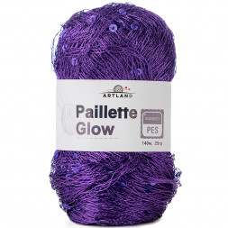Пряжа Artland PAILETTE GLOW 65 фиолетовый
