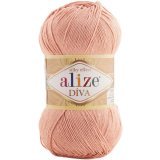 Пряжа Alize DIVA SILKY EFFECT 400 т.пудра (5 мотков)