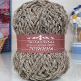 Пряжа Рассказовская РОВНИЦА 09 св.серый (3 мотка)