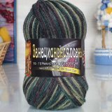 Пряжа Color City ВЕНЕЦИАНСКАЯ ОСЕНЬ 968 корич/зел/олив (5 мотков)