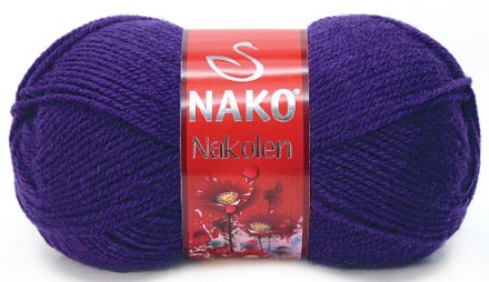 Пряжа Nako NAKOLEN 188 фиолет