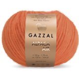 Пряжа Gazzal ALPACA AIR 93 оранжевый (4 мотка)