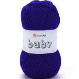 Пряжа Yarnart BABY 0979 т.василек (5 мотков)