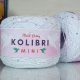 Пряжа M&amp;h KOLIBRI MINI 033 белоснежный с серебром (2 мотка)