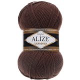 Пряжа Alize LANAGOLD 994 шоколад (5 мотков)
