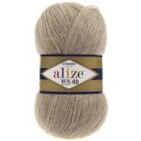 Пряжа Alize ANGORA REAL 40 152 беж (5 мотков)