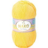 Пряжа Nako ELIT BABY 2857 желтый (5 мотков)