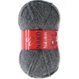 Пряжа Nako NAKOLEN 193 тусклый серый (5 мотков)