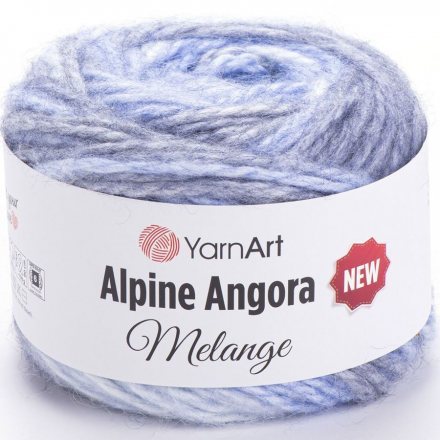 Пряжа Yarnart ALPINE ANGORA MELANGE 6401 принт (3 мотка)