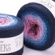 Пряжа Yarnart FLOWERS 273 т.роза/василек/синий (2 мотка)