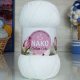 Пряжа Nako COTTON LUKS 97569 белый (5 мотков)