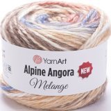 Пряжа Yarnart ALPINE ANGORA MELANGE 6411 принт (3 мотка)