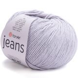 Пряжа Yarnart JEANS 80 св.серый (10 мотков)