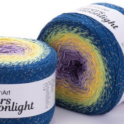 Пряжа Yarnart FLOWERS MOONLIGHT 3257 принт (2 мотка)