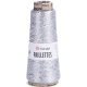 Пряжа Yarnart PAILLETTES 8001 серебряный (1 моток)