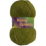 Пряжа Jina МОХЕР ПРЕМИУМ С ЛЮРЕКСОМ 212 фисташка (5 мотков)