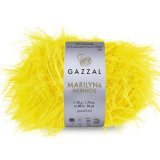 Пряжа Gazzal MARILYN &amp; MERINOS 8277 лимон (5 мотков)