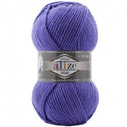 Пряжа Alize SUPERLANA MIDI 851 т.сирень (5 мотков)