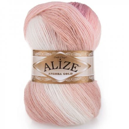 Пряжа Alize ANGORA GOLD BATIK 5652 батик (5 мотков)