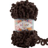 Пряжа Alize PUFFY FINE 26 шоколад (5 мотков)