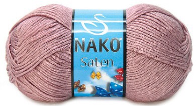 Пряжа Nako SATEN 100 2478 п.роза