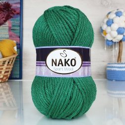 Пряжа Nako SPORT WOOL 13871 трава (5 мотков)