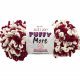 Пряжа Alize PUFFY MORE 6271 крем/вишня (2 мотка)