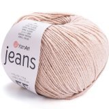 Пряжа Yarnart JEANS 87 бежевый (10 мотков)