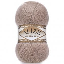 Пряжа Alize ANGORA GOLD 542 беж-роз (5 мотков)