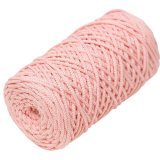 Шнур полиэфирный 3мм M&amp;h 002 св.розовый (1 моток)