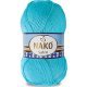 Пряжа Nako SATEN 100 3323 бирюза (5 мотков)