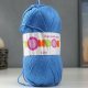 Пряжа Nako BONBON LUKS 98339 т.голубой (5 мотков)