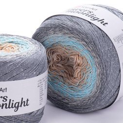 Пряжа Yarnart FLOWERS MOONLIGHT 3268 принт (2 мотка)