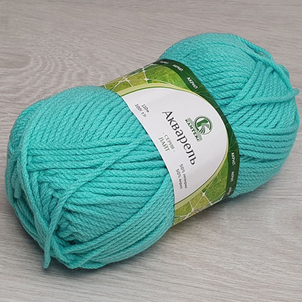 Пряжа Камтекс АКВАРЕЛЬ 023 св.бирюза (5 мотков)