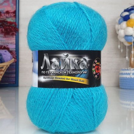 Пряжа Color City ЛАЙКА 318 бирюза (5 мотков)