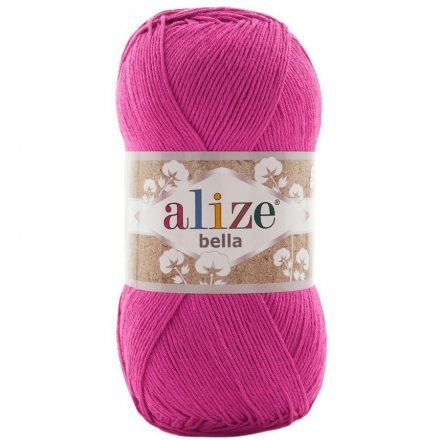 Пряжа Alize BELLA 822 малиновый (5 мотков)