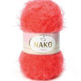 Пряжа Nako PARIS 11271 красно-оранж (5 мотков)