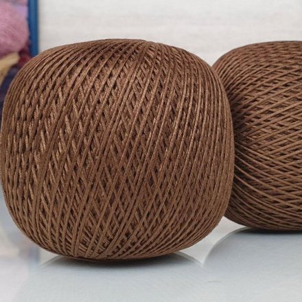 Пряжа ПНК им.Кирова НИТКИ ДЛЯ РУКОДЕЛИЯ 6509 коричневый (4 мотка)