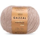 Пряжа Gazzal ALPACA AIR 75 бежевый (4 мотка)