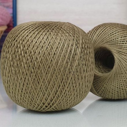 Пряжа ПНК им.Кирова НИТКИ ДЛЯ РУКОДЕЛИЯ 5104 хаки (4 мотка)