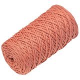 Шнур полиэфирный 3мм M&amp;h 004 коралл (1 моток)
