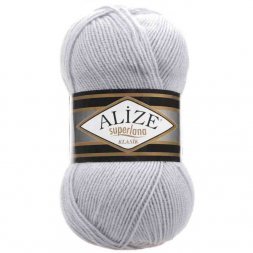 Пряжа Alize SUPERLANA KLASIK 698 лунный камень (5 мотков)