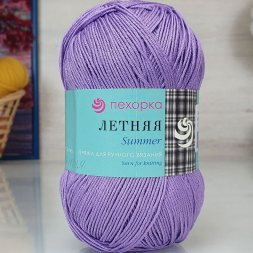 Пряжа Пехорка ЛЕТНЯЯ 346 т.сирень (5 мотков)