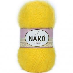 Пряжа Nako PARIS 11872 яр.желтый (5 мотков)