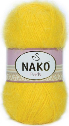 Пряжа Nako PARIS 11872 яр.желтый