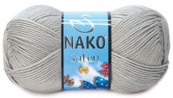Пряжа Nako SATEN 130 св.серый